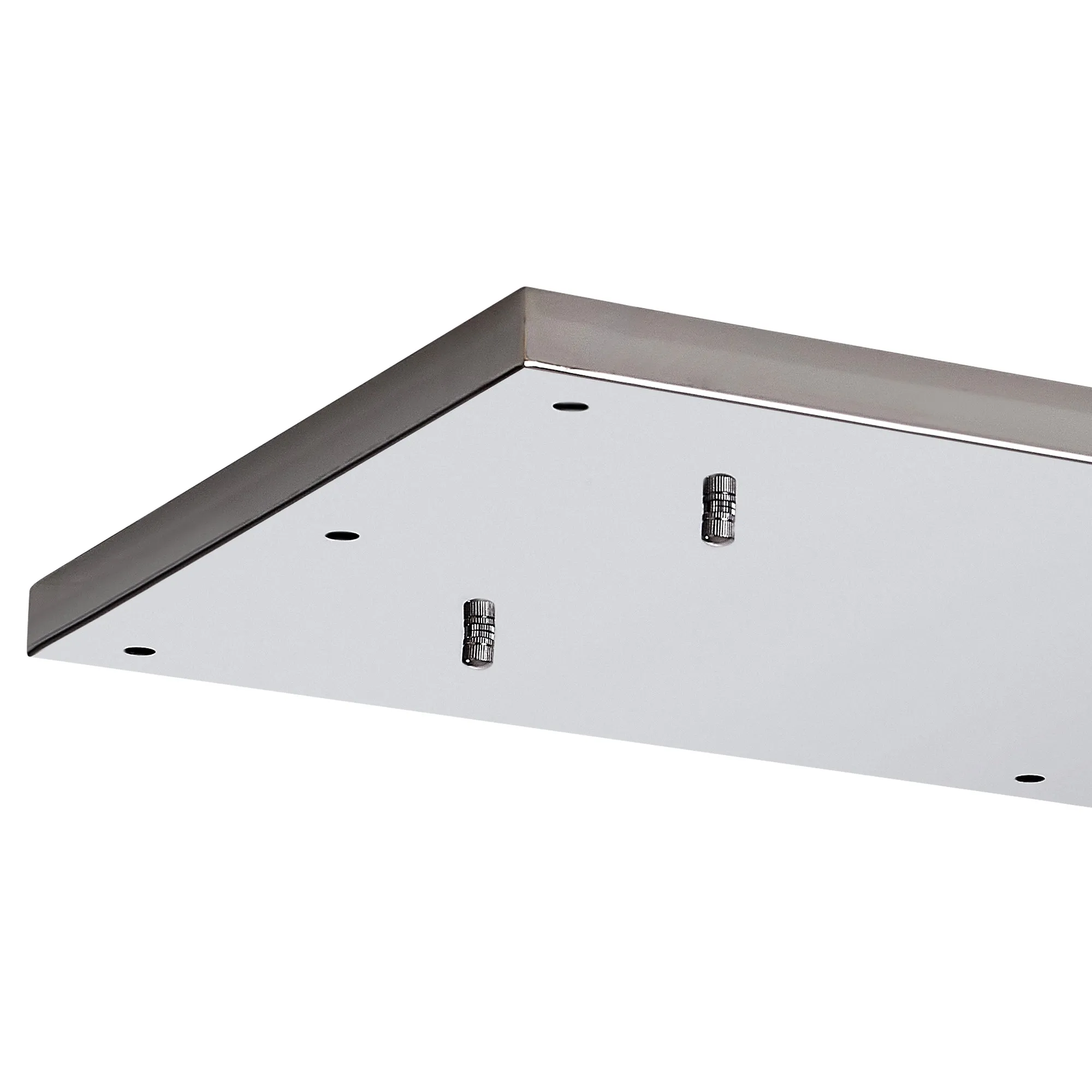 Hayes 12 Hole 1100mm x 400mm Linear Rectangle Ceiling Plate Polished Chrome Stainless Steel D0889CH  Deco Hayes Chrome